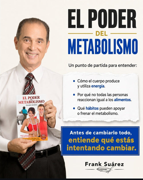 DESPIERTA TU METABOLISMO: PACK 5 LIBROS + GUÍAS FRANK SUAREZ ⭐